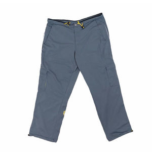 686 Enterprises Boys Snowboard Gray Cargo Snow Mesh Lined Pants Size L